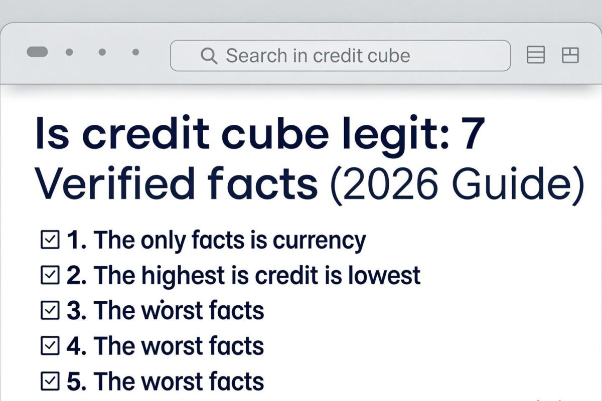 Is credit cube legit: 7 Verified Facts [2026 Guide]