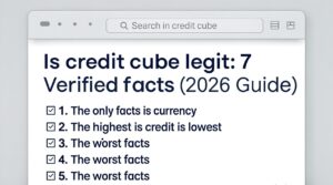 Is credit cube legit: 7 Verified Facts [2026 Guide]